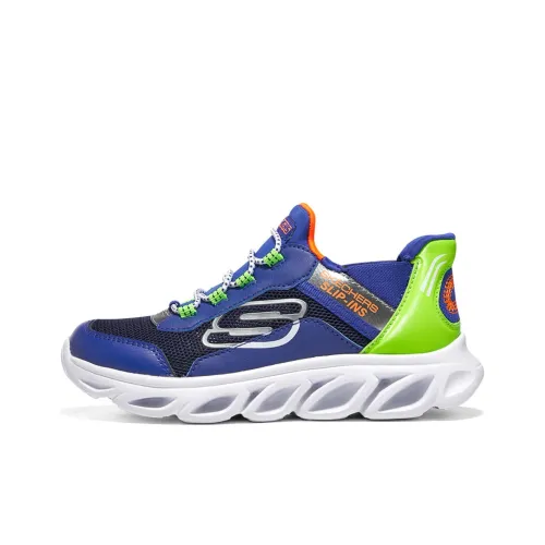 Skechers Hands Free Slip-Ins Rs Cushioning Wear-Resistant Kids Lifestyle Shoes Blue Teenagers