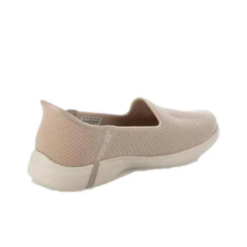 Skechers Slip Ins Slip Resistant And Breathable Low Top Casual Shoes Women's Gray Pink-3