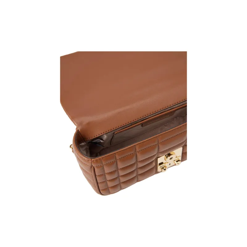 MICHAEL KORS Sheepskin Crossbody Bag, Shoulder Bag Large Size Women's Leather Brown-4