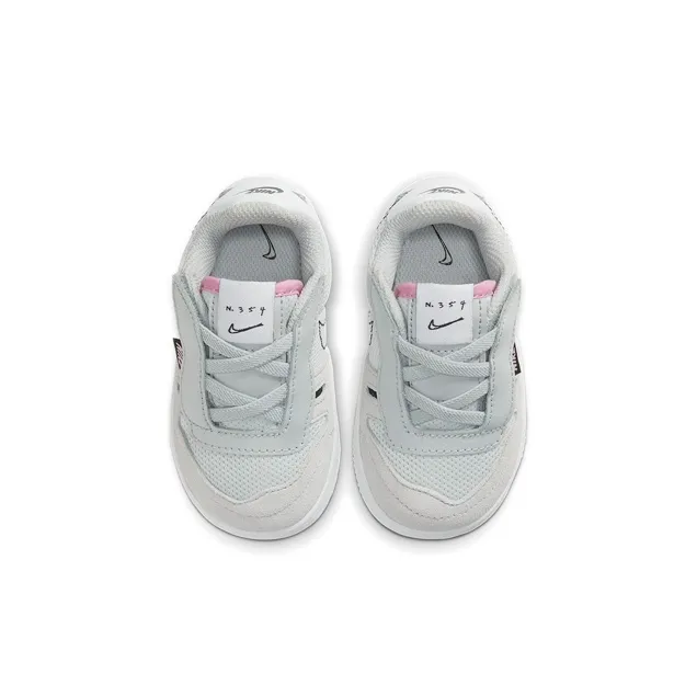 Nike Squash Type TD Slip Resistant Shock Absorbers Low Top Toddler Shoes Gray Pink Infant And Toddler-3
