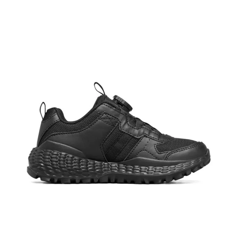 Skechers Monster Slip-Resistant Cushioning Wear-Resistant Low-Top Running Shoes Pure Black Teenagers-1