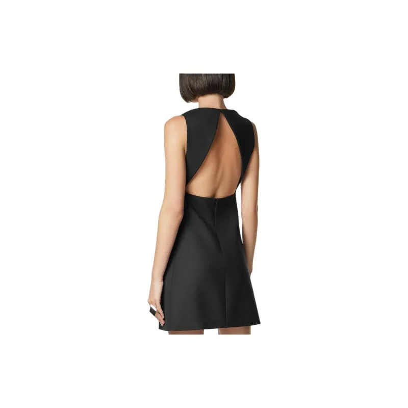VERSACE Cut Out Open Back Sleeveless Mini Dress-3
