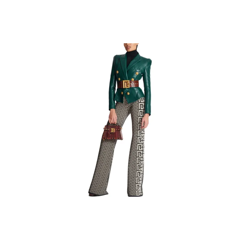BALMAIN Jackets Women's Green-1
