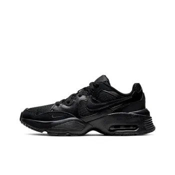 Nike Air Max Fusion Cushioning, Slip Resistant, And Abrasion Resistant Low Top Kids' Running Shoes Black Teenagers