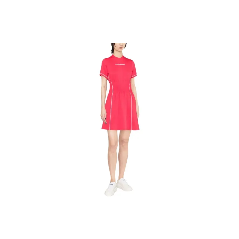 J.Lindeberg Krystal Smocked waist Dress-1