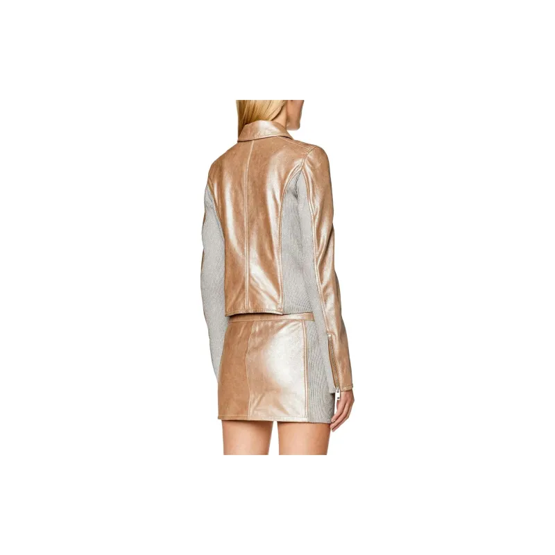 DIESEL L-Tafy Panelled Cropped Jacket-3