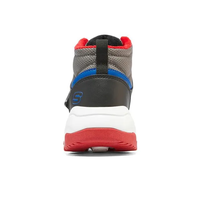 Skechers Slip Resistant Shock Absorbers With Abrasion Resistant Properties High Top Kids Lifestyle Shoes Teenagers-3