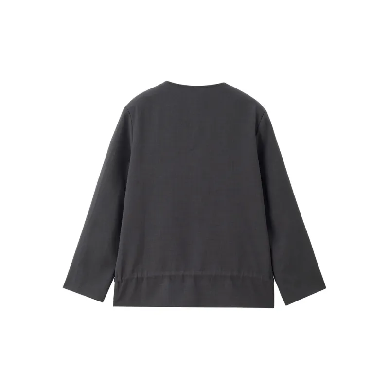 UNIQLO Trench Coat Women's Dark Gray-1