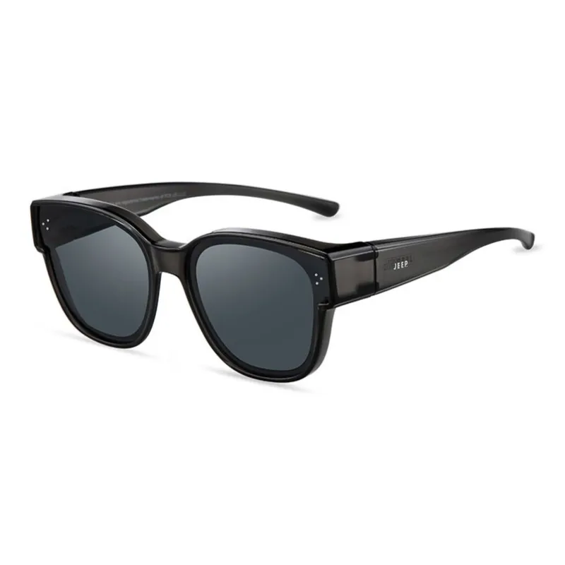 Jeep TR/Memory Plastic Round Sunglasses Unisex-0