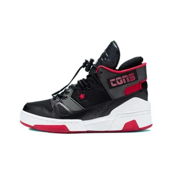 Converse ERX 260 Anti Slip Wear Resistant High Top Kids' Skateboarding Shoes Black Red Teenagers