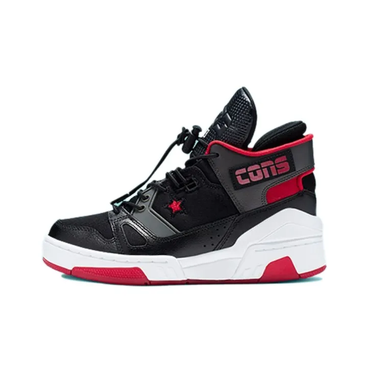 Converse ERX 260 Abrasion Resistant High Top Kids' Skateboarding Shoes Black Red Teenagers-0