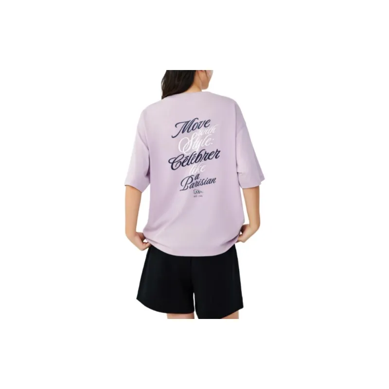 Anta T-Shirt Women's Gray Wisteria Purple-3