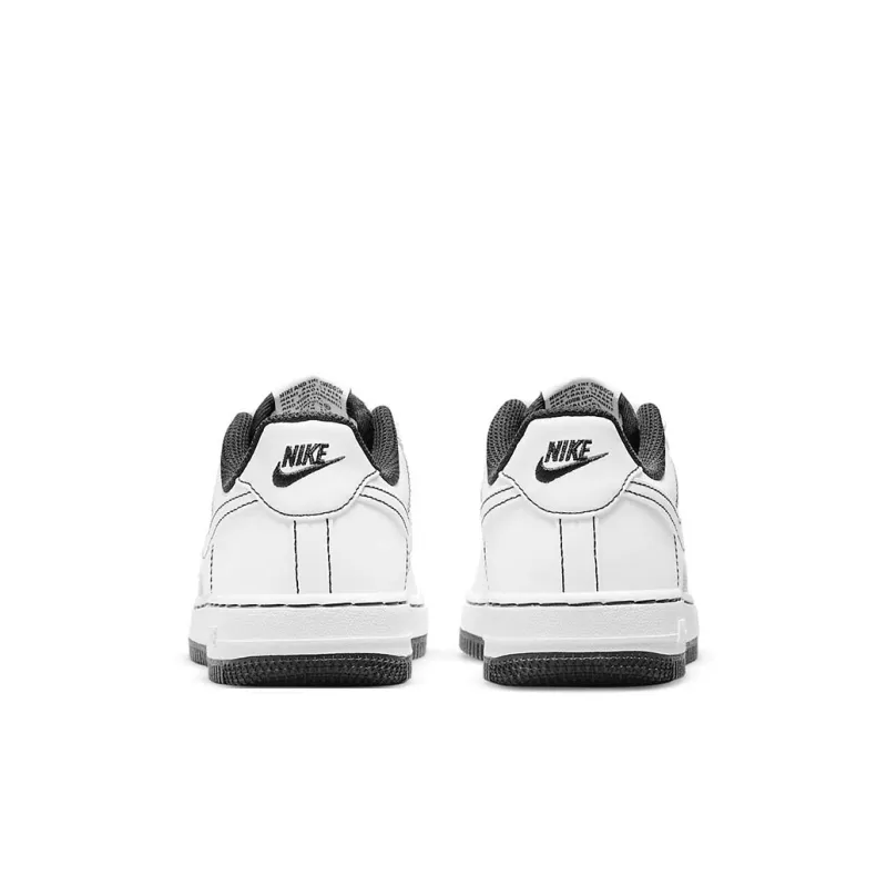 Nike Air Force 1 Low White Black Contrast Stitch PS-4