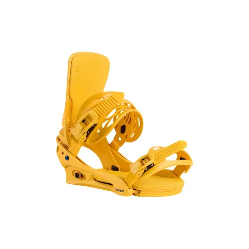 BURTON CARTEL RE:FLEX Single Snowboard Ski Bindings Men's Yellow