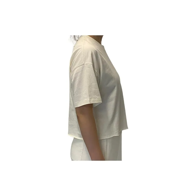 PUMA Drop Shoulder Sleeve T Shirt Women's White-4