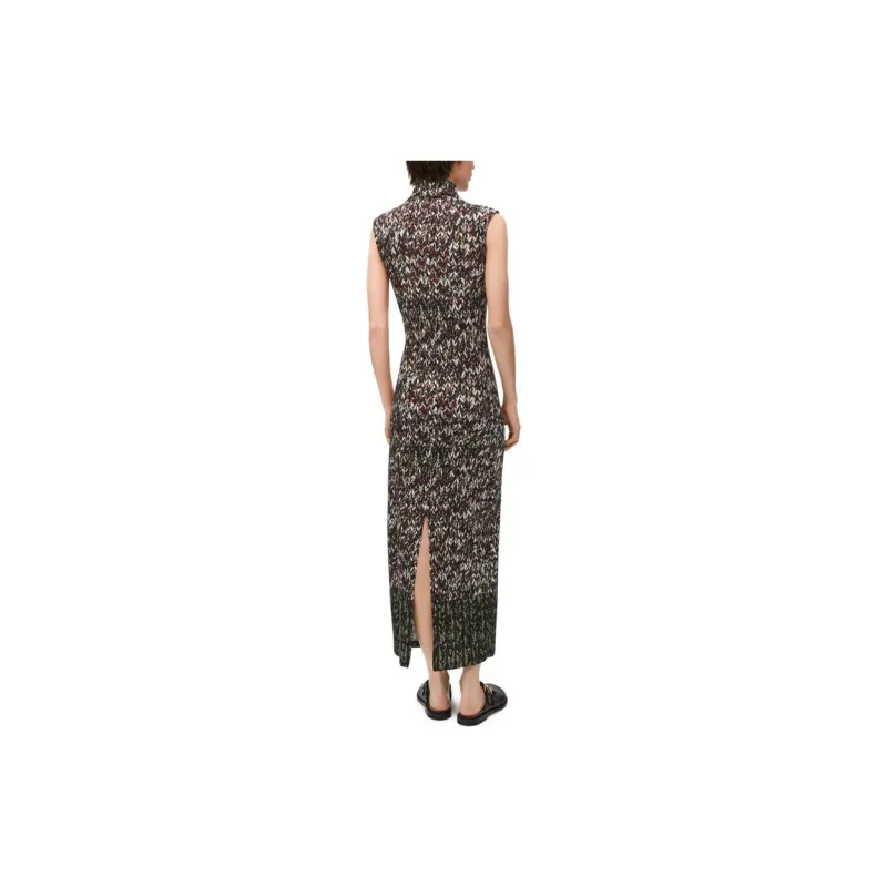 LOEWE Tube Dress 'Khaki Green/Multicolor'-2