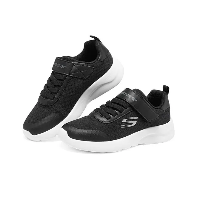 Skechers Dynamight 2.0 Kids Lifestyle Shoes Black Teenagers-2