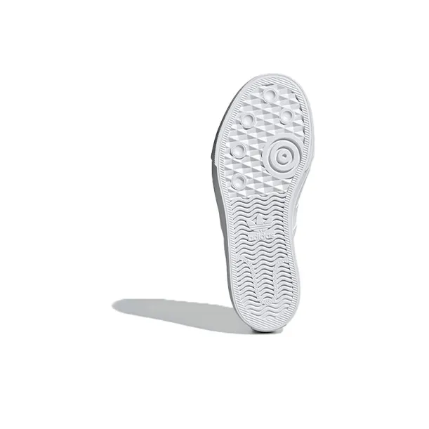 Adidas Originals NIZZA Series C Abrasion Resistant Low Top Skateboard Shoes White Children Aged 3 7 Years Old-5