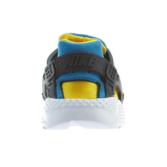 Nike Huarache Run Anti Slip Wear Resistant Low Top Toddler Shoes Blue Black Orange Infant And Toddler-2