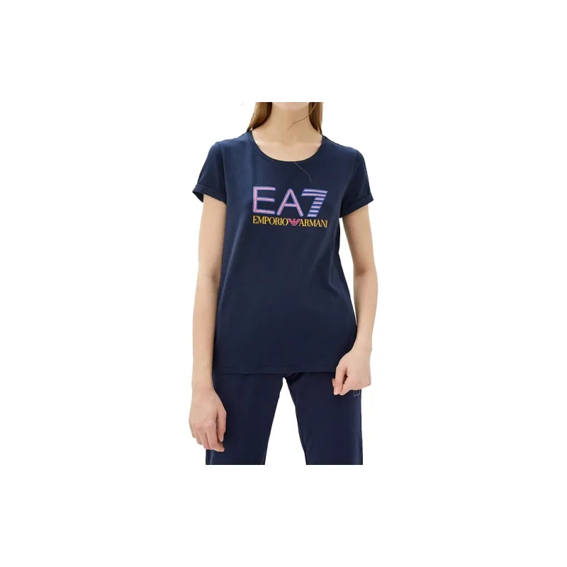 EMPORIO ARMANI T Shirts Women's Navy-2