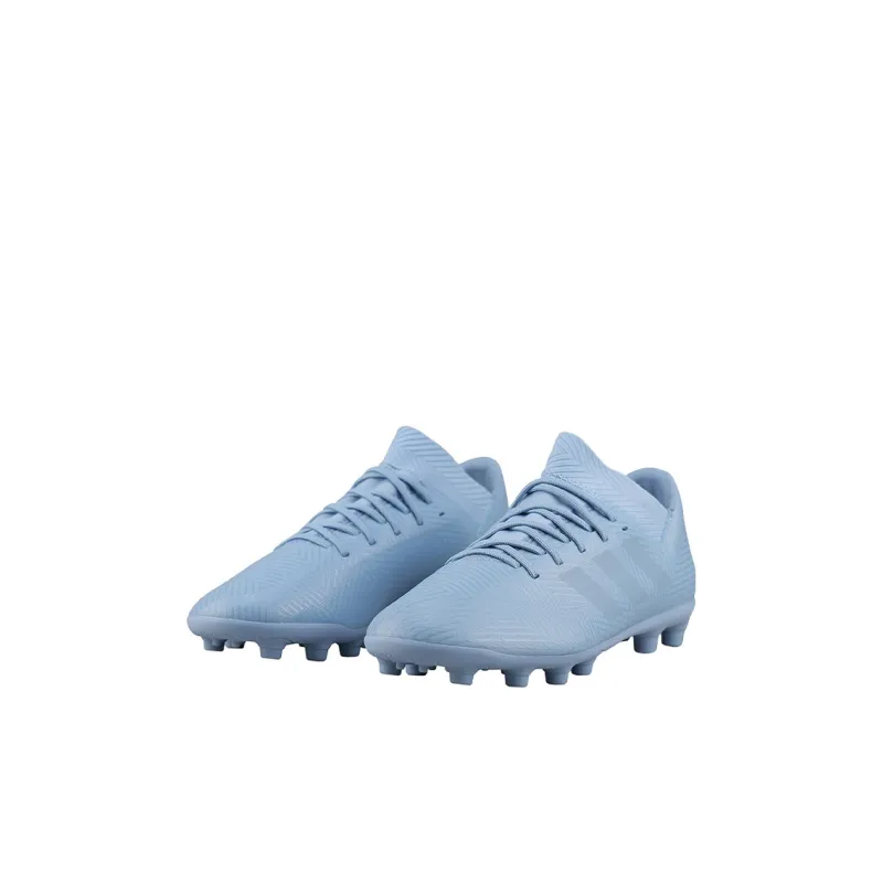 Adidas Messi Messi 18.3 HG Non-slip Wear-resistant Shock Absorption Low-Top Kids' Soccer Shoes Blue Kids'-2