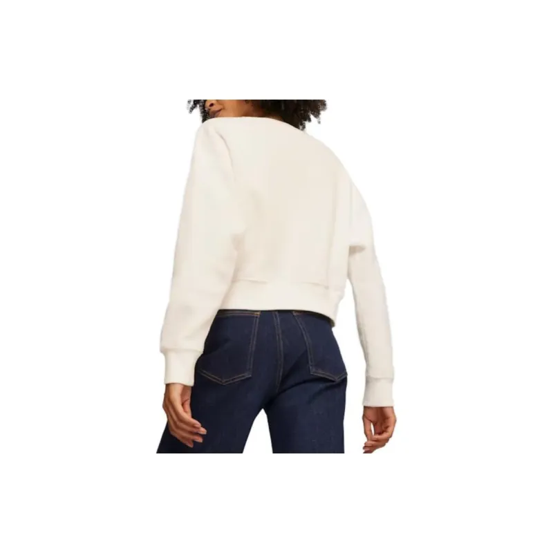 PUMA CLASSICS Sweatshirts Women's Ivory White-3