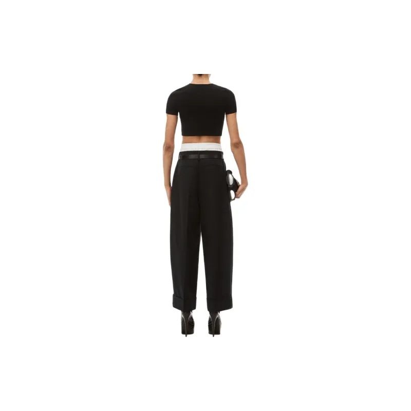Alexander Wang Monogram Cropped Top-2