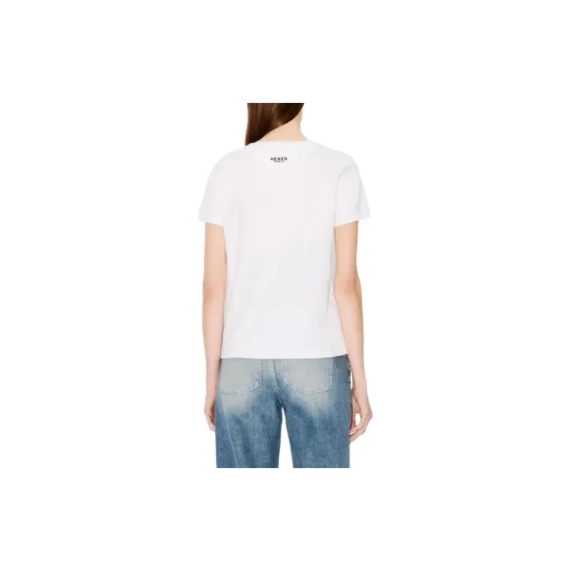 KENZO Boke Flower Embroidered Crewneck T Shirt-4