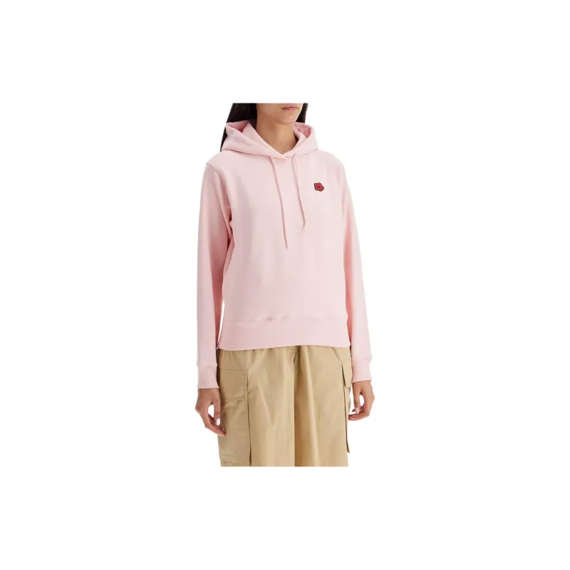 KENZO Logo Patch Drawstring Hoodie-1