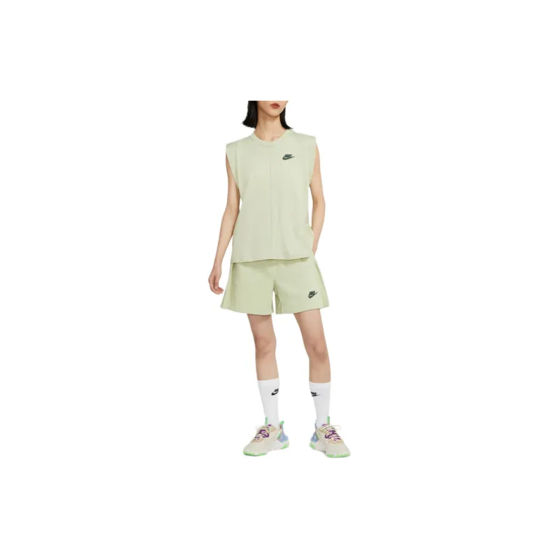 Nike T Shirt Women's Light Green-3
