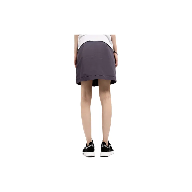 Adidas Originals Casual Short Skirts Women's Purple Gray-2