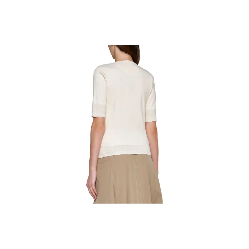 Bottega Veneta Slim Fit Ribbed Knit Top-2