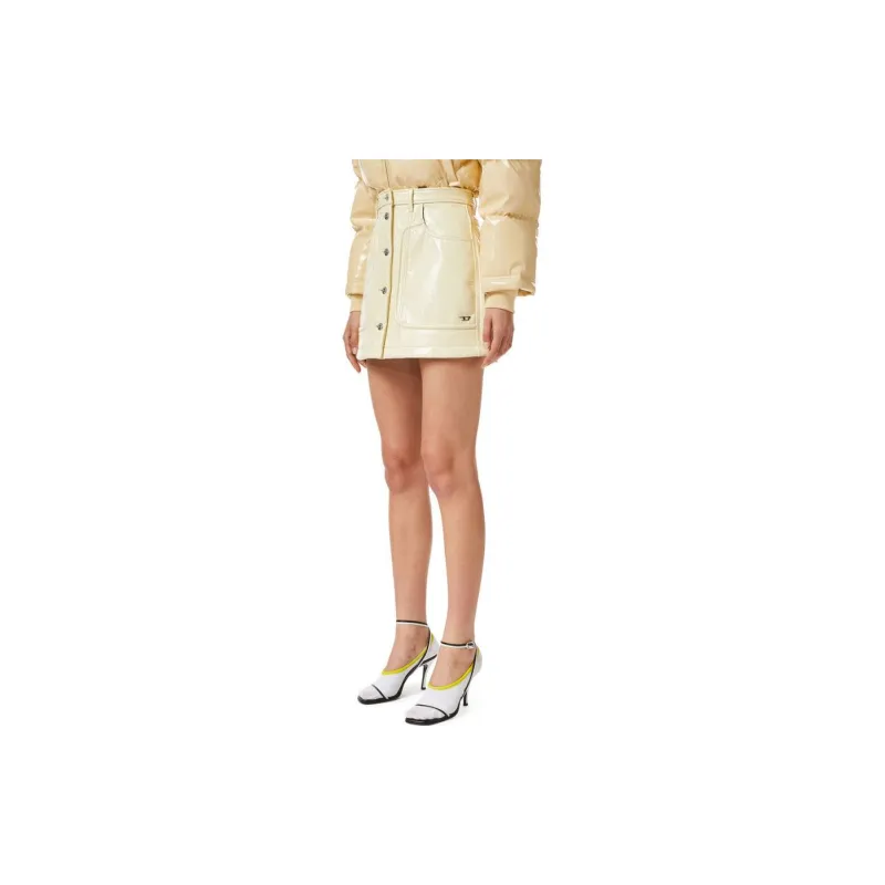 DIESEL Cargo Short Skirts Women's Beige-3