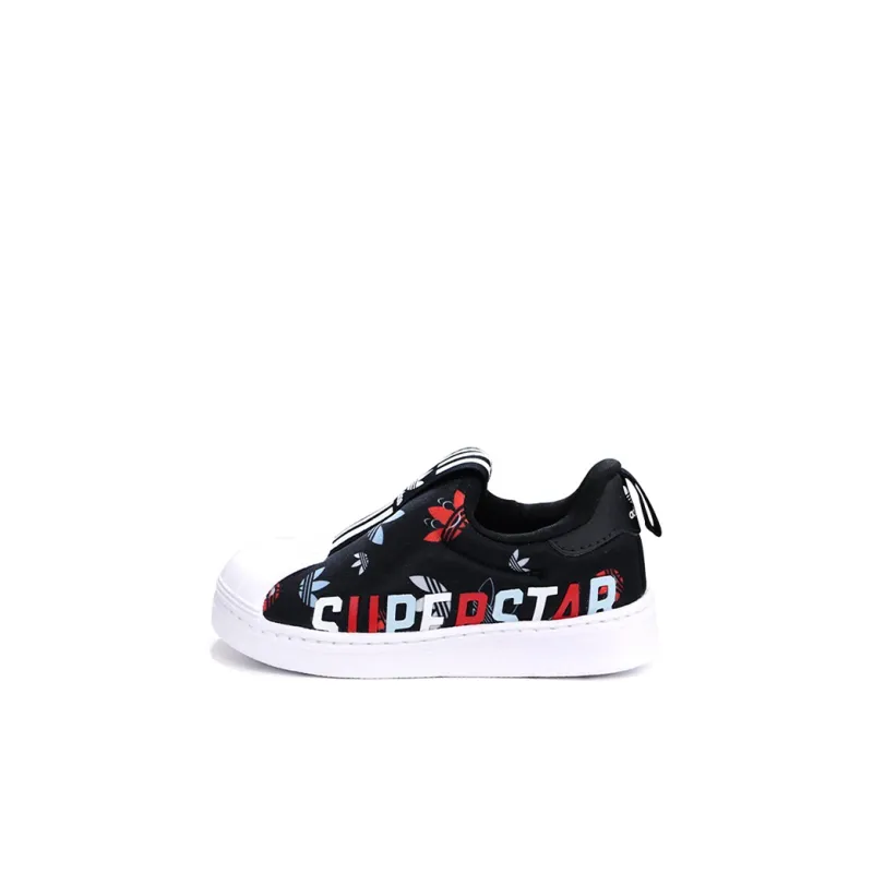 Adidas Originals Superstar 360 X I Low Top Kids' Shoes Black White Infant And Toddler-0