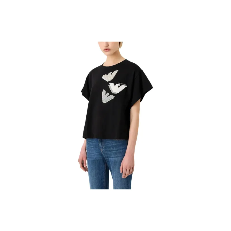 EMPORIO ARMANI T Shirts Women's Black-4