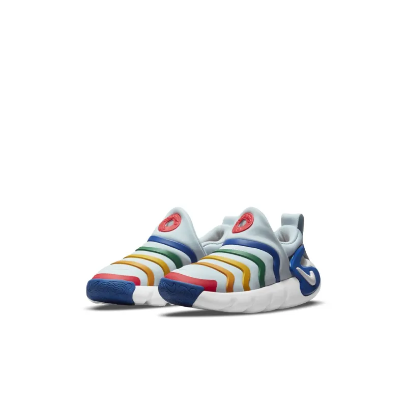 Nike Dynamo GO Low Top Sports Casual Shoes Blue Red Children Aged 3 7 Years Old-2