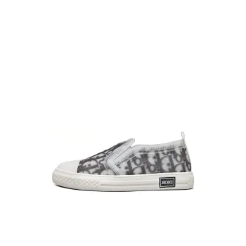 DIOR B23 Low Top Kids' Skateboarding Shoes White Black Kids'