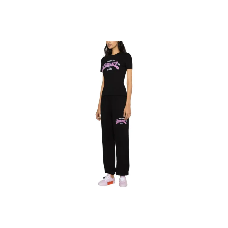VERSACE Logo print Track Pants-3