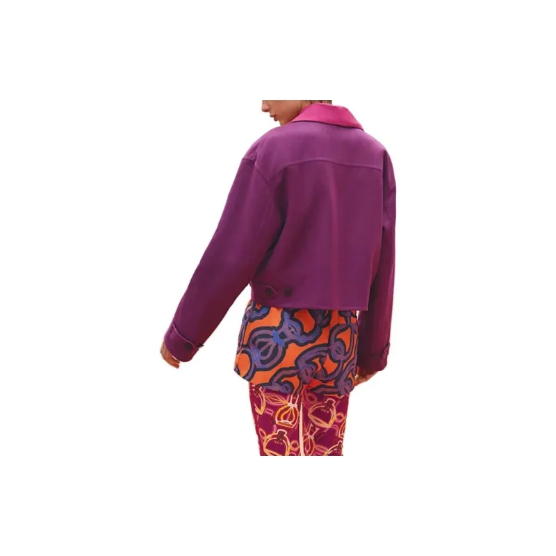 HERMES Jackets Women's Fuchsia-2