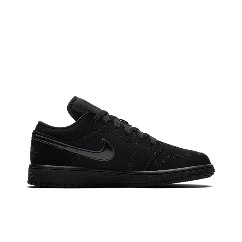 Jordan 1 Low GS Triple Black-1
