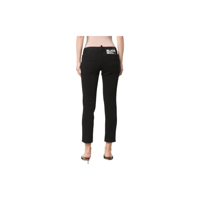 DSQUARED2 Cropped Low rise Trousers-2