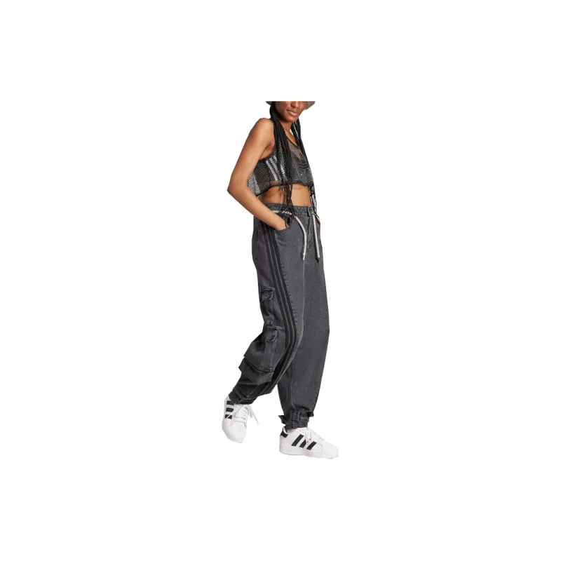 Adidas Originals Jeans Women's Black 26 - POIZON