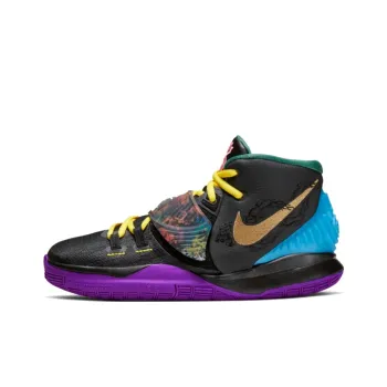 Nike Kyrie 6 Irving 6 CNY China Year Mid Top Basketball Shoes Blue Purple Teenagers