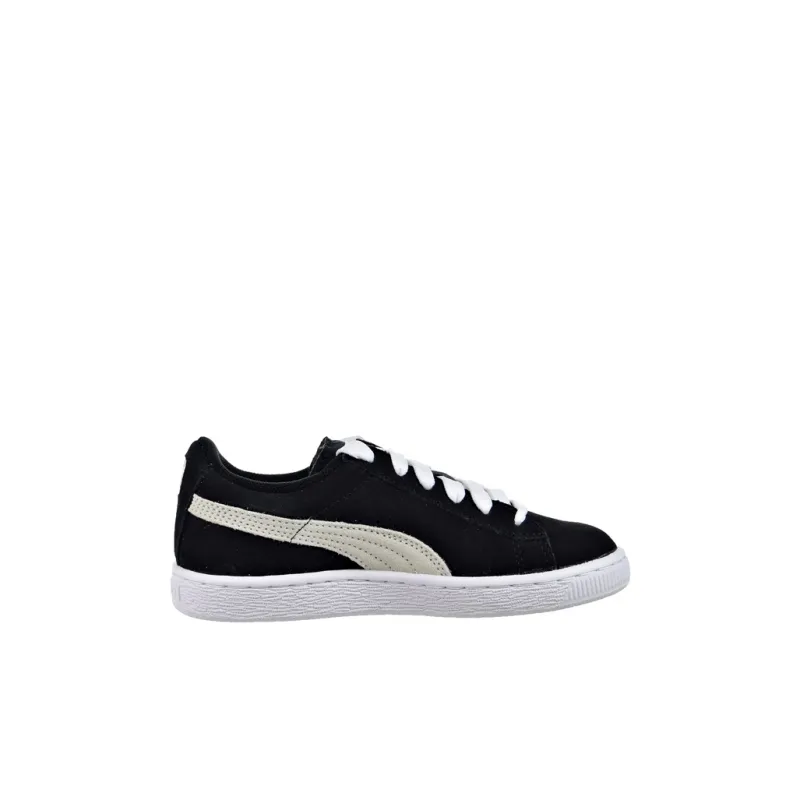 Puma Suede Jr 'Black White'-1