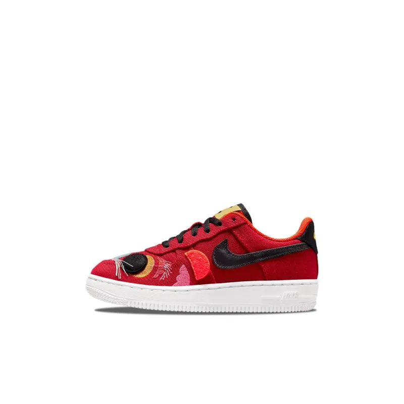 Nike Air Force 1 LV8 'Lion Dance' Lion Dance Low Top Skateboard Shoes Red Year Of The Tiger Children Aged 3 7 Years Old-0