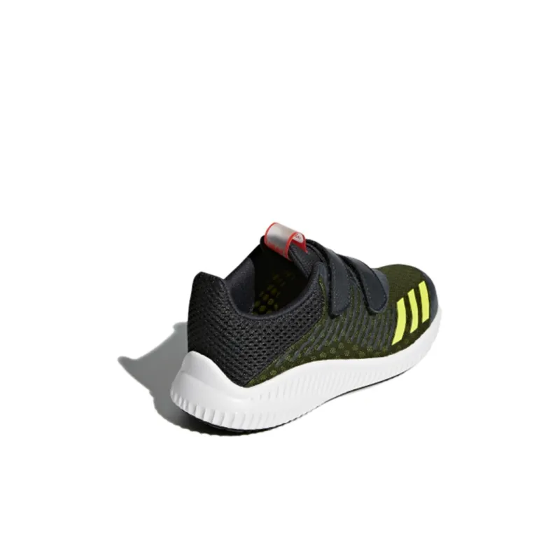 Adidas Fortarun Cool Cf K Wide Breathable Low Top Kids' Running Shoes Black Yellow Kids'-3