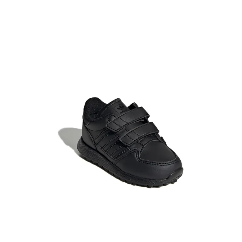 Adidas Originals Forest Grove Cf I Slip Resistant Low Top Toddler Shoes Black Infant And Toddler-2