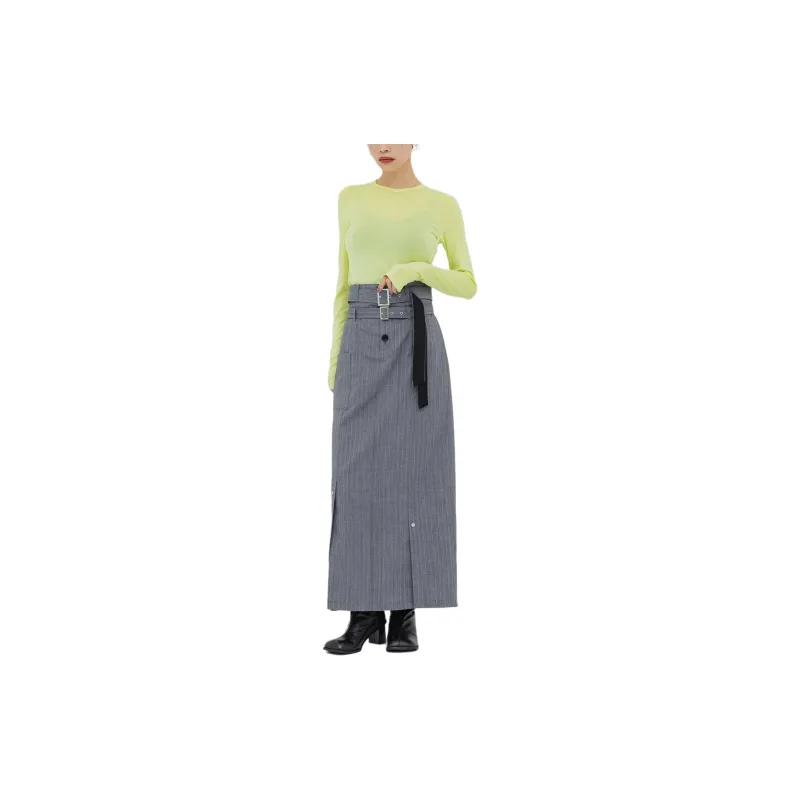 UNITED TOKYO Casual Long Skirts Women's Dark Gray-1