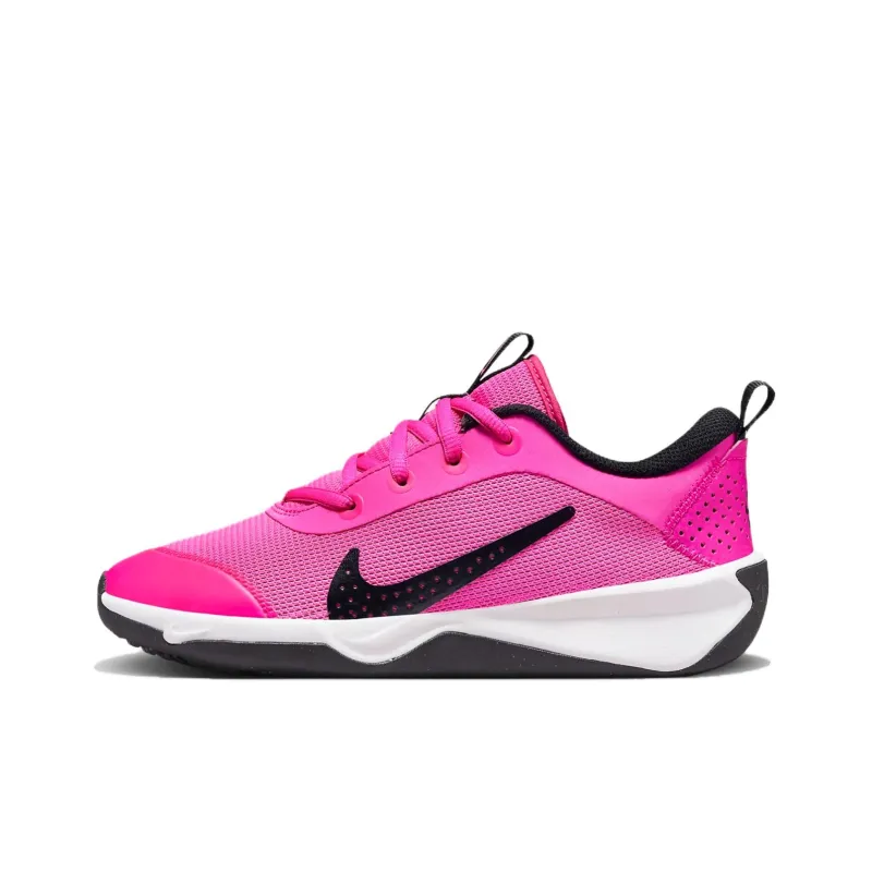 Nike Omni Multi Court Shock Absorbers With Slip Resistant Features Low Top Kids Lifestyle Shoes Purple Black Teenagers-0