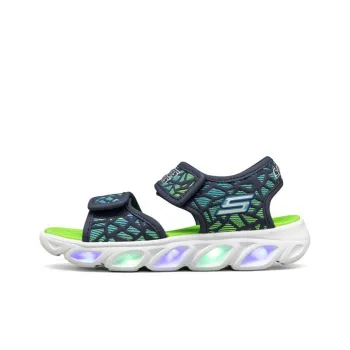 Skechers Hypno Anti Slip Wear Resistant Children's Sandals Blue Yellow Teenagers